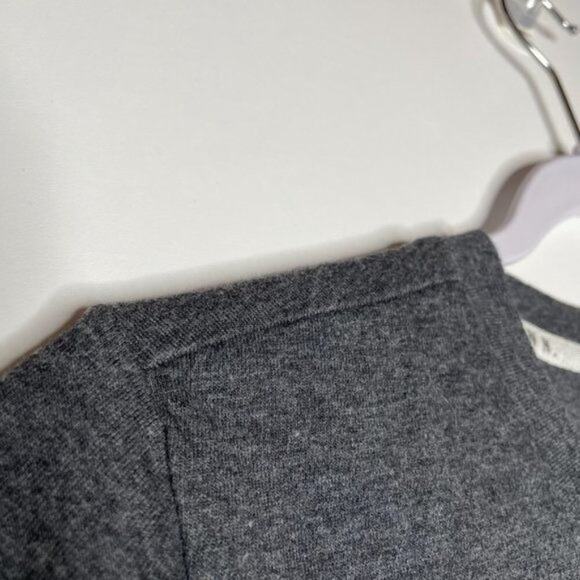 Rae Dunn Womens Top Size L Gray Short Sleeve Pullover T-Shirt Unlined Casual - Picture 9 of 9